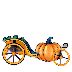 Pumpkin Carriage Clipart PNG 75 PNG