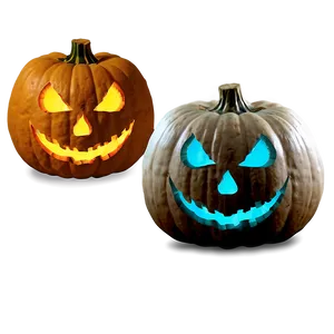 Pumpkin Head In The Dark Png 90 PNG image