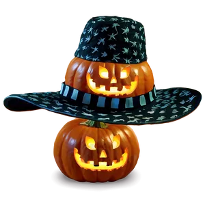 Pumpkin In A Hat Png Qfl PNG image