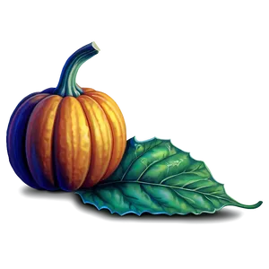 Pumpkin Leaves Clipart PNG 46 PNG