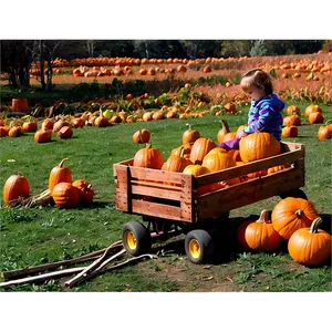 Pumpkin Patch And Wagon Ride Png 06122024 PNG image