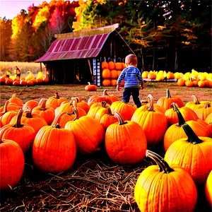 Pumpkin Patch Hayride Adventure Png 06122024 PNG image