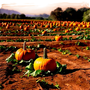 Pumpkin Patch On Farm PNG 69