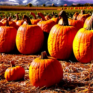 Pumpkin Patch With Pumpkin Carving PNG 53