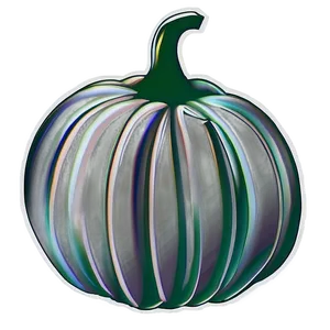 Pumpkin Silhouette D PNG image