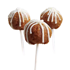 Pumpkin Spice Cake Pops PNG 06272024
