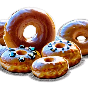 Pumpkin Spice Donut PNG Rph49