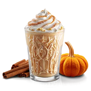Pumpkin Spice Milkshake PNG Pco28
