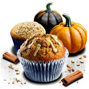 Pumpkin Spice Muffin Png Nli PNG image