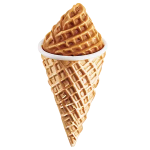 Pumpkin Spice Waffle Cone PNG 21