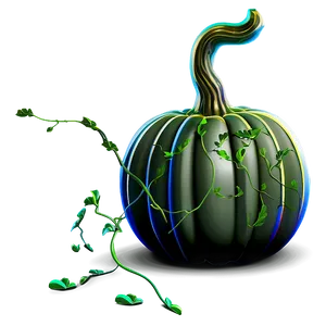 Pumpkin With Vine Png 72 PNG image