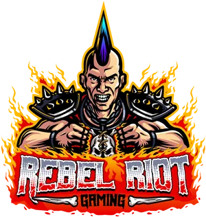 Punk Gamer Rebel Riot PNG image