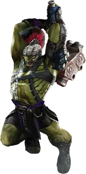 Punk_ Hulk_ Action_ Pose PNG