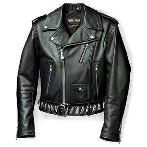 Punk Leather Jacket Png Ecn PNG image