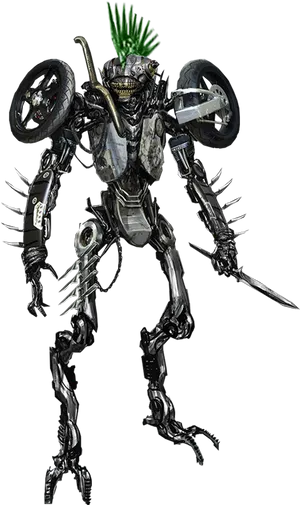Punk Robot Motorcycle Transformer