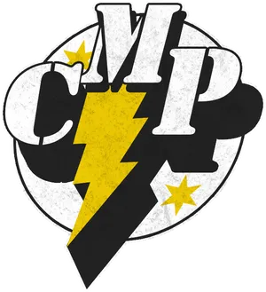 Punk Rock Lightning Logo PNG image