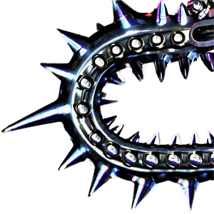 Punk Rock Spikes And Chains PNG Xab PNG