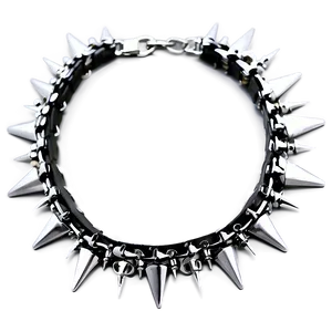 Punk Spiked Choker Necklace Png 22 PNG image