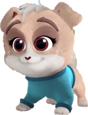 Puppy Dog Pals Character Cute Pose PNG image