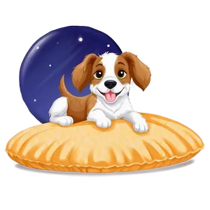 Puppy In Bed PNG Epo PNG