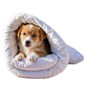 Puppy In Bed PNG Opo53 PNG
