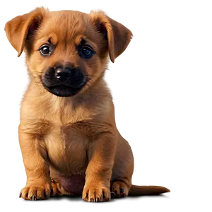 Puppy With Bow PNG 05062024