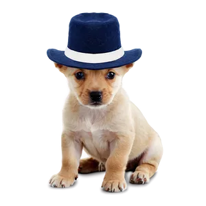 Puppy With Hat Png 05062024 PNG image