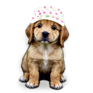 Puppy With Hat PNG 12 PNG