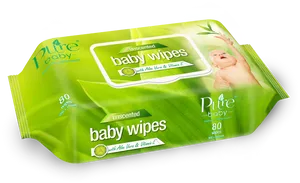 Pure Baby Unscented Wipes Packaging