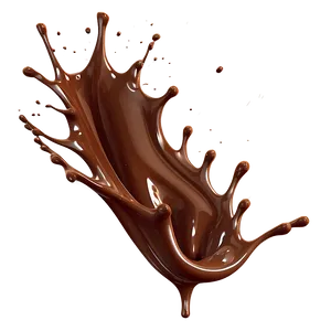 Pure Chocolate Splash PNG 17