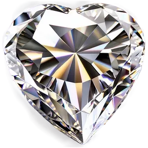 Pure Diamond Heart Elegance PNG Dxv PNG