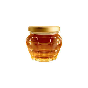 Pure Organic Honey Jar PNG 06252024