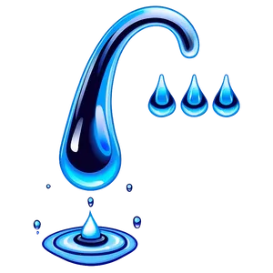 Pure Water Drop Illustration Png 06272024 PNG image