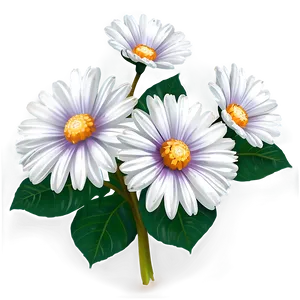 Pure White Flowers Cluster PNG 05242024 PNG