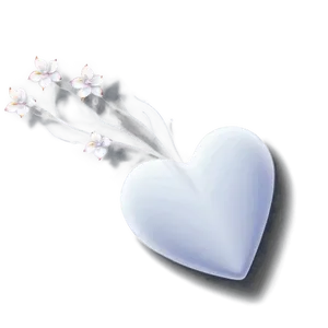 Pure White Heart PNG 05232024