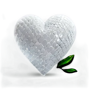 Pure White Heart PNG Lte55