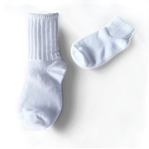 Pure White Socks Png 06272024 PNG image