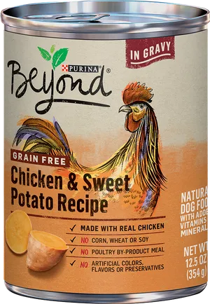 Purina Beyond Grain Free Chicken Sweet Potato Dog Food Can