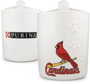 Purina Cardinals Pet Food Storage Containers PNG image