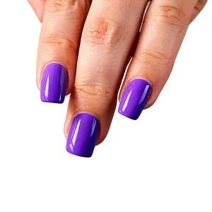 Purple Acrylic Nails Looks Png Qab PNG image