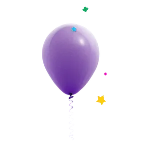 Purple Balloons PNG Pnn