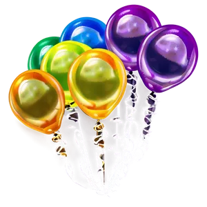 Purple Balloons PNG Tld