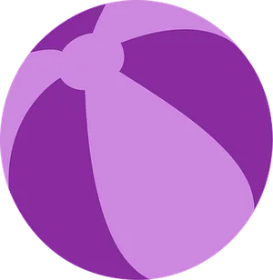 Purple Beach Ball Graphic PNG image