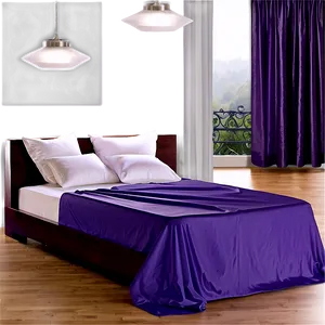 Purple Bed Sheet PNG Oaq
