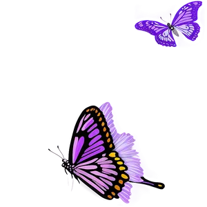 Purple Butterfly In Flight Png 05232024 PNG image