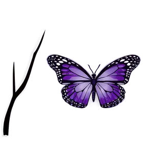 Purple Butterfly Vector Png Lad PNG image