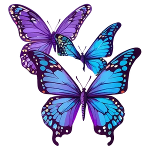 Purple Butterfly Vector Png Mcc53 PNG image