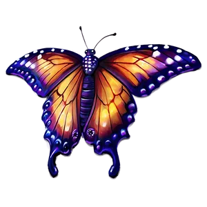 Purple Butterfly Wings Png Viu41 PNG image