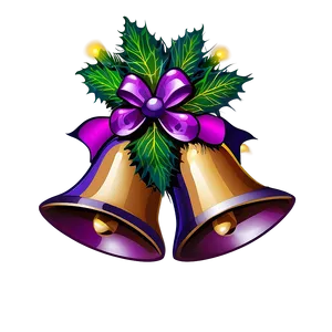 Purple Christmas Bells Png 46 PNG image