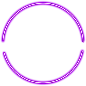 Purple Circle Outline Graphic PNG